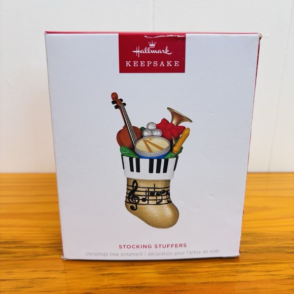 Hallmark 2024 Keepsake Ornament Stocking Stuffers 4th Musical Instruments NEW - Picture 1 of 5